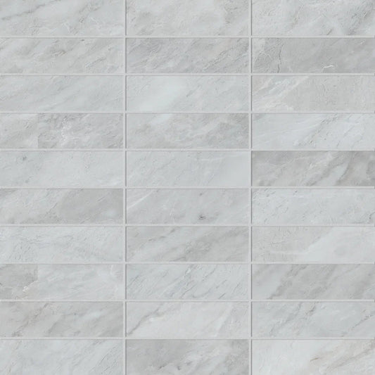Keope Versilia Bardiglio Silver Mosaico Listelli 30x30 Silky - Gres Porcellanato di Keope - Prezzo solo €134.36! Compra ora su CEGO CERAMICHE