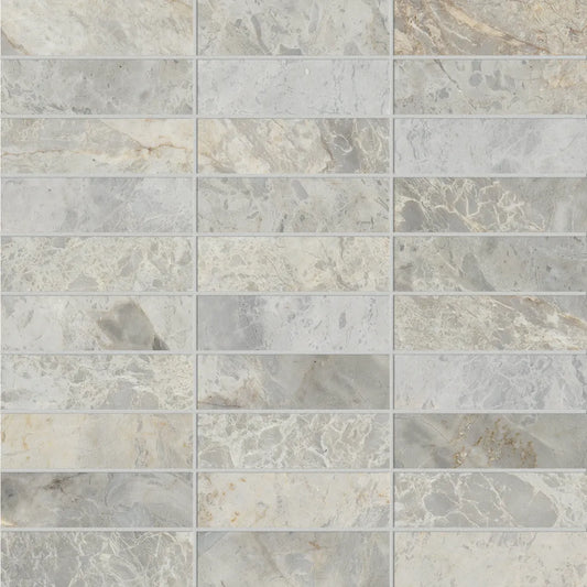 Keope Versilia Fiorito Ivory Mosaico Listelli 30x30 Silky - Gres Porcellanato di Keope - Prezzo solo €134.36! Compra ora su CEGO CERAMICHE