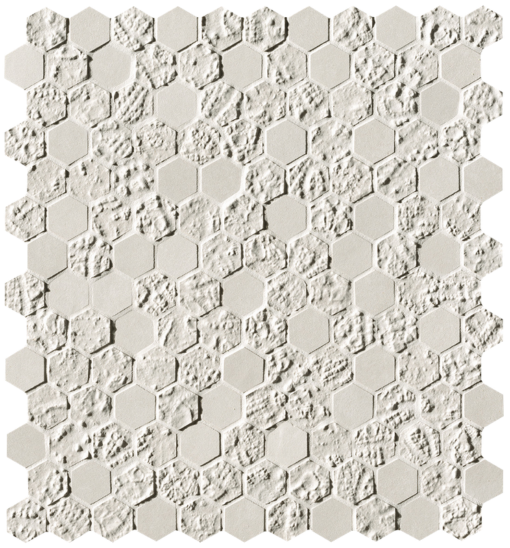 Bloom White Print Esagono Mosaico 29,5x32,5 - Pasta Bianca di Fap Ceramiche - Prezzo solo €267.46! Compra ora su CEGO CERAMICHE