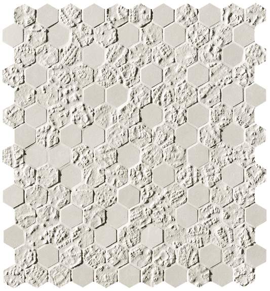 Bloom White Print Esagono Mosaico 29,5x32,5 - Pasta Bianca di Fap Ceramiche - Prezzo solo €267.46! Compra ora su CEGO CERAMICHE