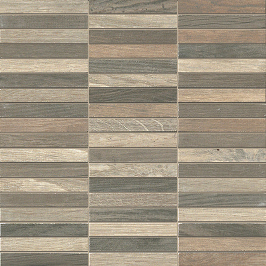 Wood Side Mosaico Wood Medium 30x30 - Gres Porcellanato di Kronos Ceramiche - Prezzo solo €93! Compra ora su CEGO CERAMICHE