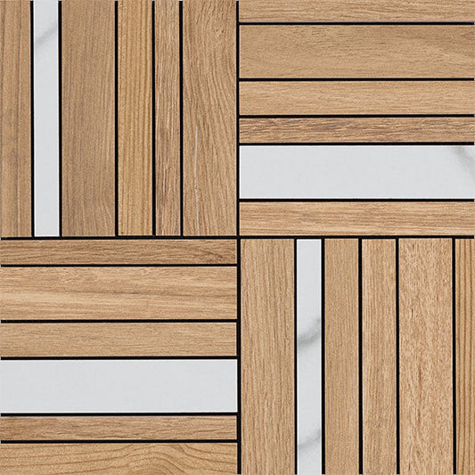 Honey wood Decoro Rigato 30x30 MIX 5 ESSENZE - Gres Porcellanato di LA FABBRICA AVA - Prezzo solo €54! Compra ora su CEGO CERAMICHE