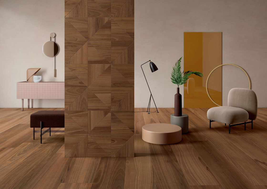 Bio Select Walnut Tobacco 20x120 - Gres Porcellanato di Lea Ceramiche - Prezzo solo €49! Compra ora su CEGO CERAMICHE