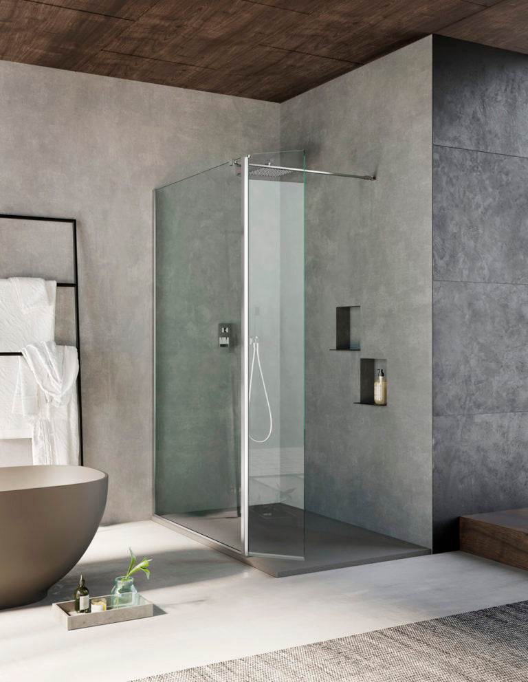 Lastra Walk-In Vogue con parete mobile - Box Doccia di Vanitadocce - Prezzo solo €619! Compra ora su CEGO CERAMICHE