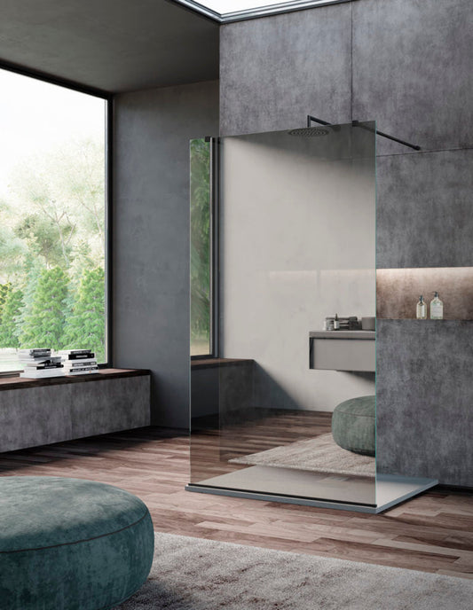 Lastra Walk-In Vogue Black Mirror - Box Doccia di Vanitadocce - Prezzo solo €500! Compra ora su CEGO CERAMICHE