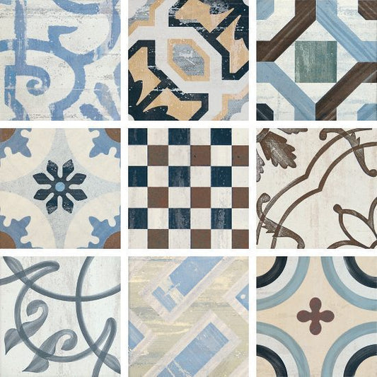Cementine 20 Colors MIX 20x20 - Gres Porcellanato di Fioranese - Prezzo solo €51.85! Compra ora su CEGO CERAMICHE