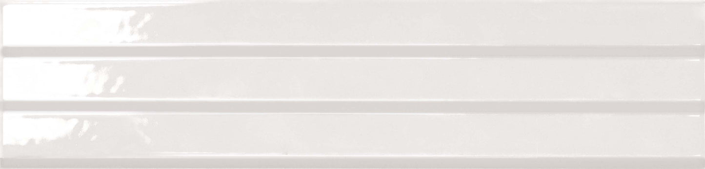Flow White Glossy 6x25 - Pasta Bianca di Flaviker - Prezzo solo €16.90! Compra ora su CEGO CERAMICHE