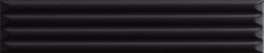 Up Cannettato Black 25x5 Matte - Pasta Bianca di LA FABBRICA AVA - Prezzo solo €18! Compra ora su CEGO CERAMICHE