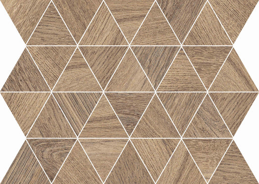 Cozy Brown Mosaico Triangoli 26x34 Nat - Gres Porcellanato di Flaviker - Prezzo solo €97! Compra ora su CEGO CERAMICHE