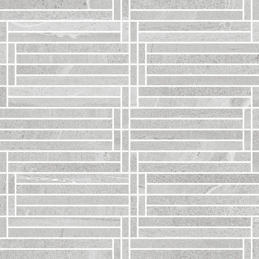 Trex Mosaico grey A+B 25x75 - Pasta Bianca di Paul Ceramiche - Prezzo solo €77.30! Compra ora su CEGO CERAMICHE