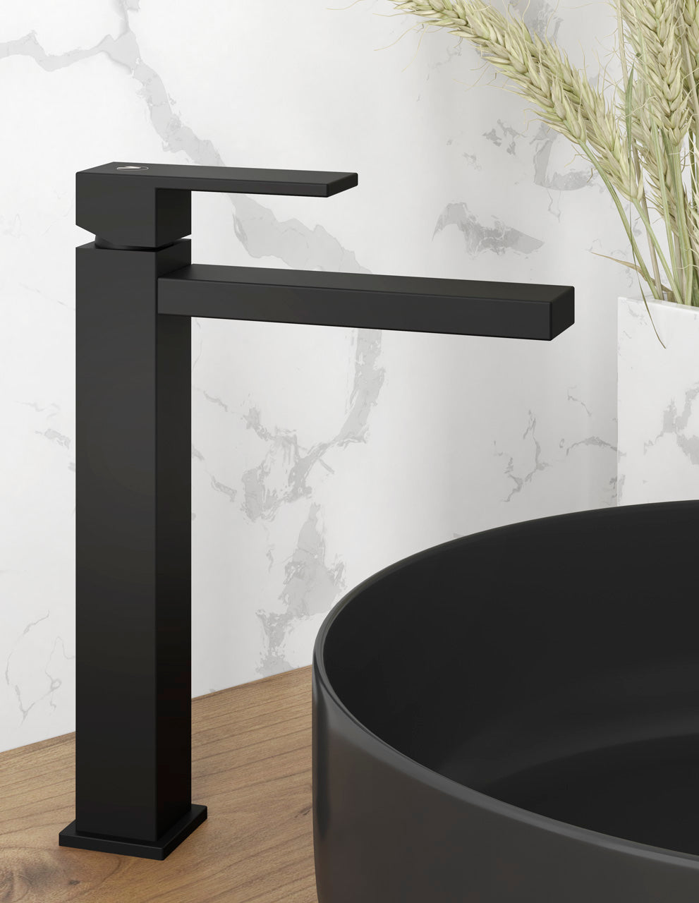 Faro Lavabo Monocomando Alto Nero Opaco Carbon - Rubinetteria di Vanitadocce - Prezzo solo €164.99! Compra ora su CEGO CERAMICHE