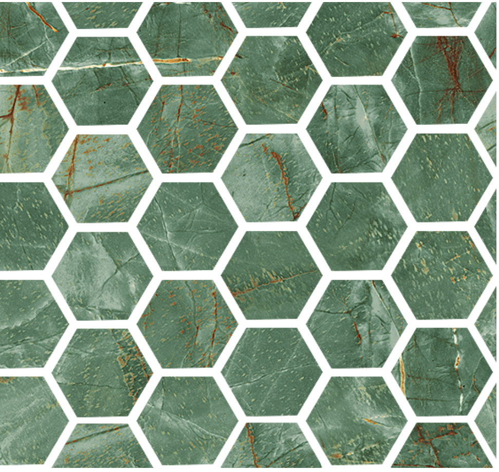 Marmorea Intensa Mosaico EXA Emerald Dream 30x30 levigato - Gres Porcellanato di Fioranese - Prezzo solo €111.50! Compra ora su CEGO CERAMICHE