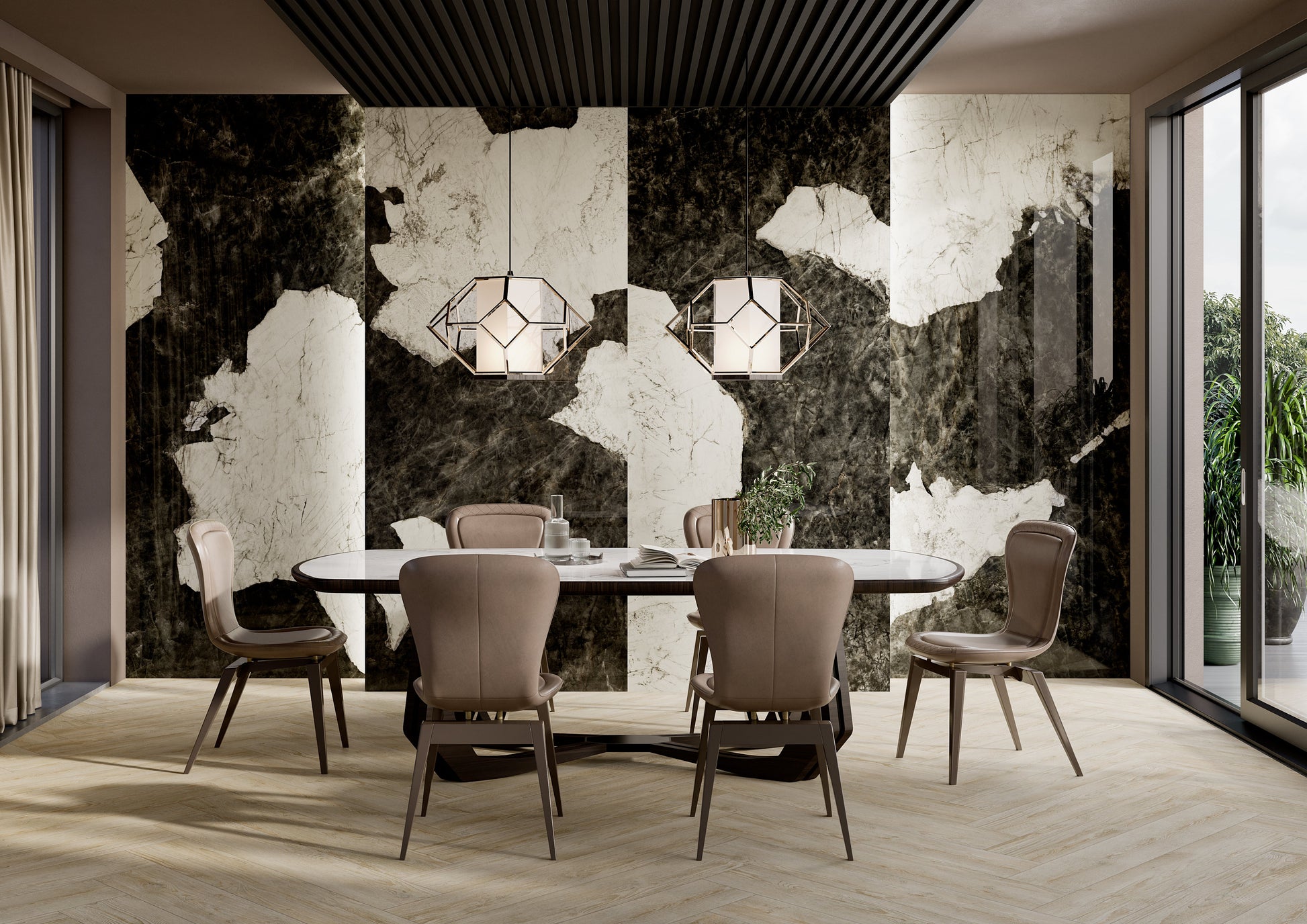 Lamborghini Magma Black&White 120x280 - Gres Porcellanato di Tonino Lamborghini - Prezzo solo €389! Compra ora su CEGO CERAMICHE