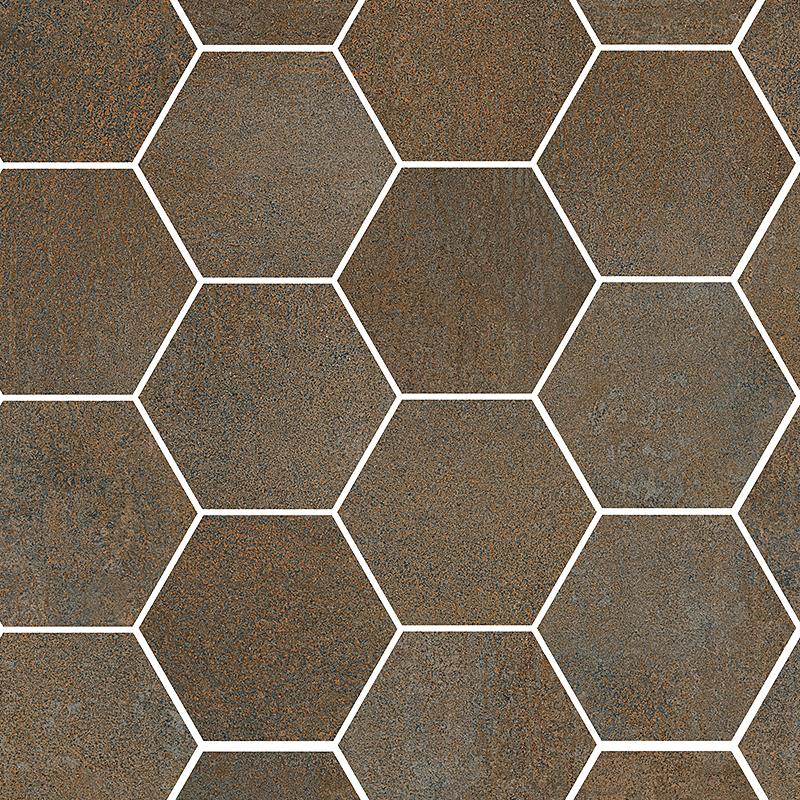 Hexagon Oxidart Copper 27x32,5 - Gres Porcellanato di Ceramica Sant'Agostino - Prezzo solo €64.75! Compra ora su CEGO CERAMICHE