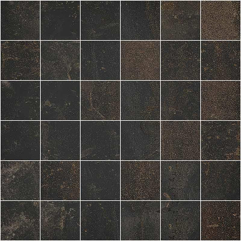 Mosaico Oxidart Black 30x30 - Gres Porcellanato di Ceramica Sant'Agostino - Prezzo solo €63.40! Compra ora su CEGO CERAMICHE