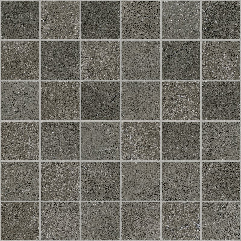 Mosaico Set Concrete Dark 30x30 - Gres Porcellanato di Ceramica Sant'Agostino - Prezzo solo €63! Compra ora su CEGO CERAMICHE