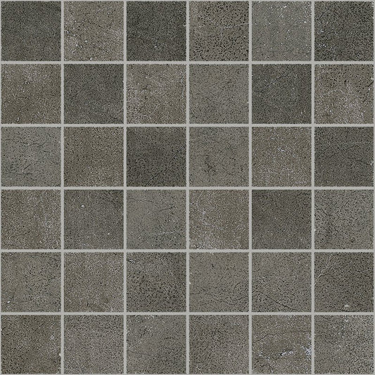 Mosaico Set Concrete Dark 30x30 - Gres Porcellanato di Ceramica Sant'Agostino - Prezzo solo €63! Compra ora su CEGO CERAMICHE