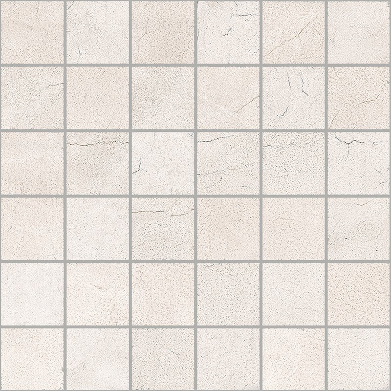 Mosaico Set Concrete White 30x30 - Gres Porcellanato di Ceramica Sant'Agostino - Prezzo solo €63! Compra ora su CEGO CERAMICHE