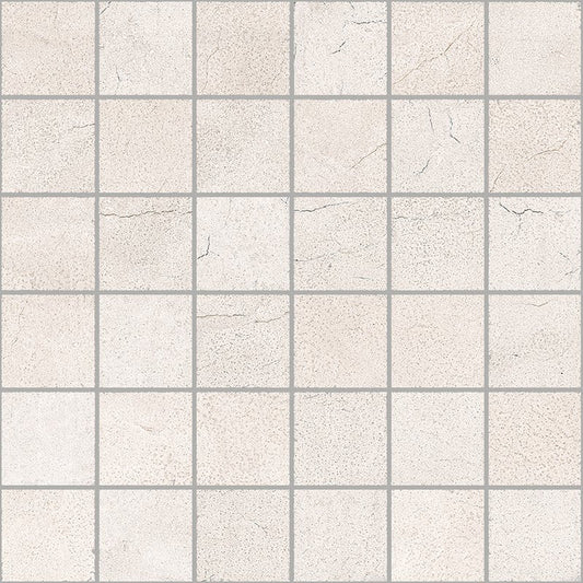 Mosaico Set Concrete White 30x30 - Gres Porcellanato di Ceramica Sant'Agostino - Prezzo solo €63! Compra ora su CEGO CERAMICHE