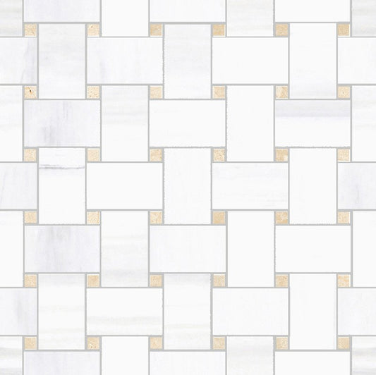 Themar Bianco lasa Rete 30x30 Kry - Gres Porcellanato di Ceramica Sant'Agostino - Prezzo solo €85! Compra ora su CEGO CERAMICHE