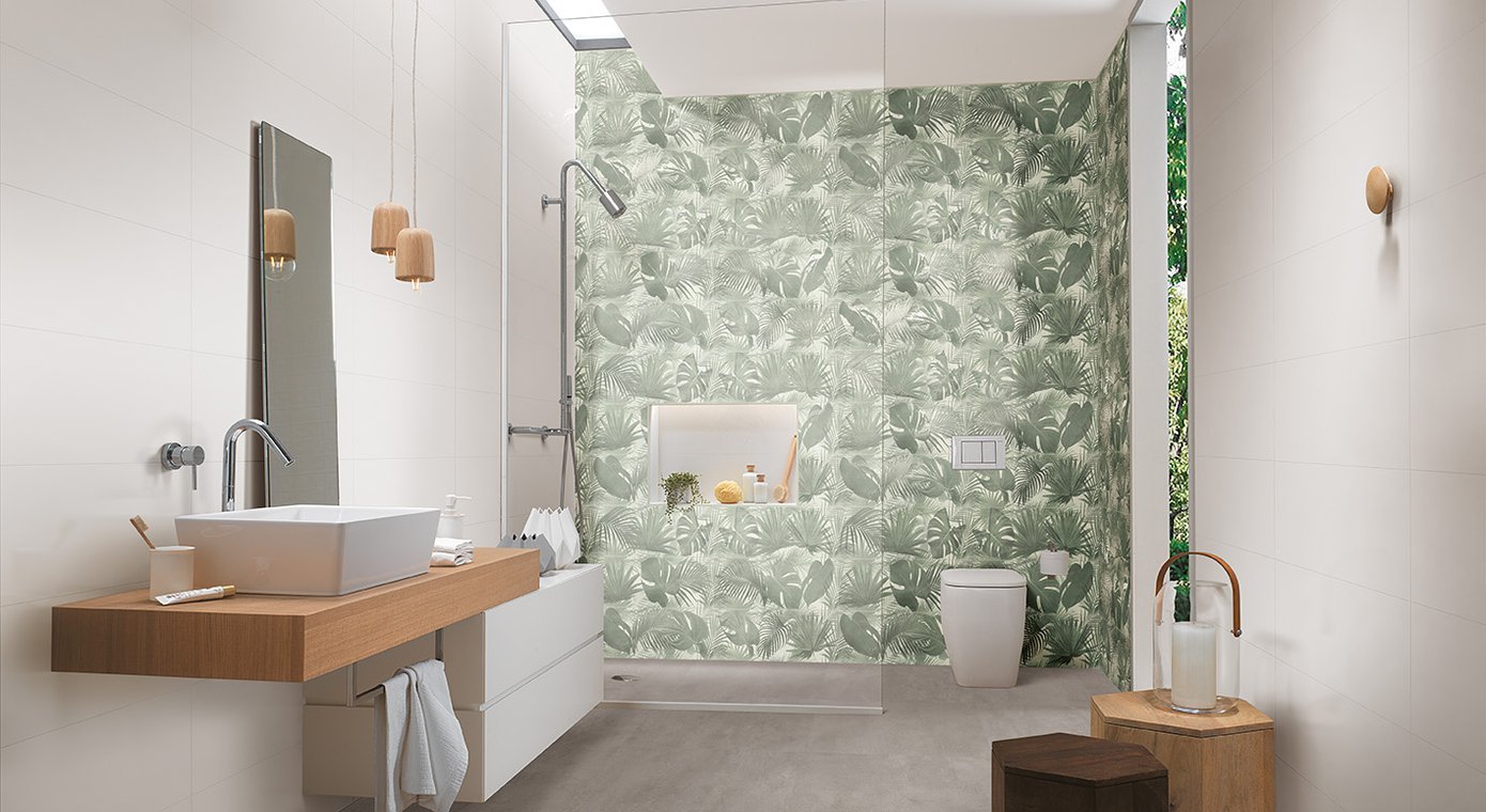 Tropical Green Deco & More 25x75 - Pasta Bianca di Fap Ceramiche - Prezzo solo €49.63! Compra ora su CEGO CERAMICHE