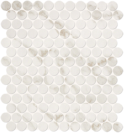 Roma Calacatta Round Mosaico  29,5x32,5 - Gres Porcellanato di Fap Ceramiche - Prezzo solo €228! Compra ora su CEGO CERAMICHE