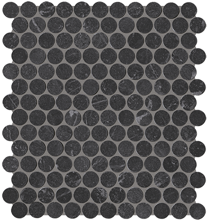 Roma Grafite Round Mosaico  29,5x32,5 - Gres Porcellanato di Fap Ceramiche - Prezzo solo €228! Compra ora su CEGO CERAMICHE