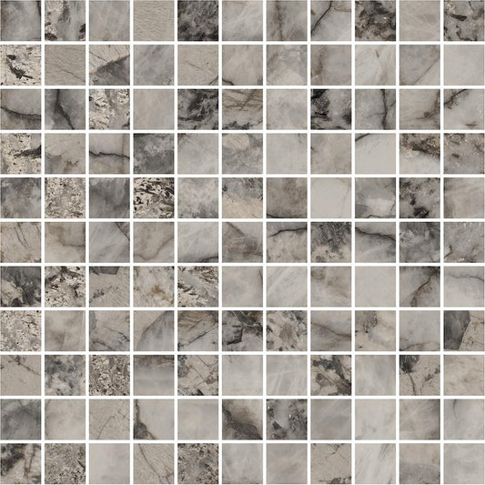 Gemstone Grey Mosaico 30x30 nat - Gres Porcellanato di LA FABBRICA AVA - Prezzo solo €55! Compra ora su CEGO CERAMICHE