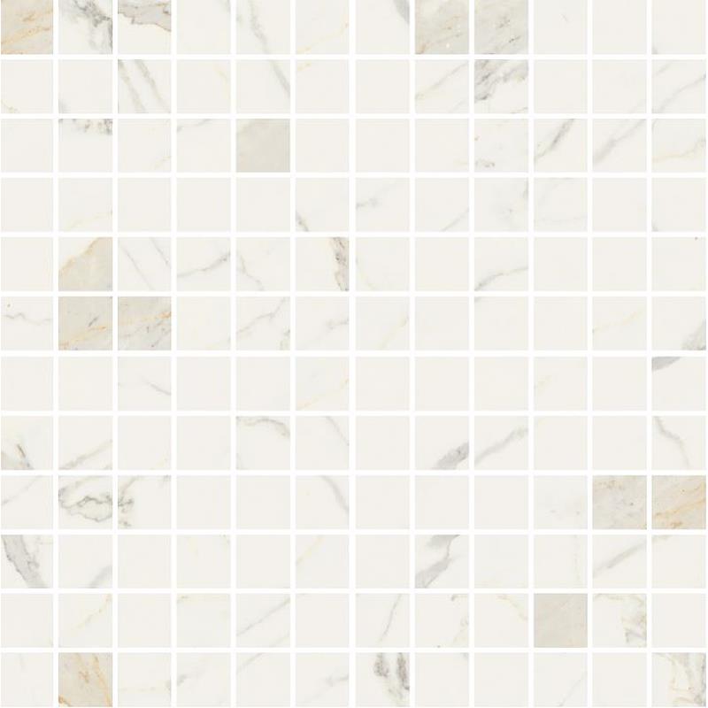 Marmorea Mosaico Bianco Calacatta Effect 2,5x2,5 levigato - Gres Porcellanato di Fioranese - Prezzo solo €166! Compra ora su CEGO CERAMICHE