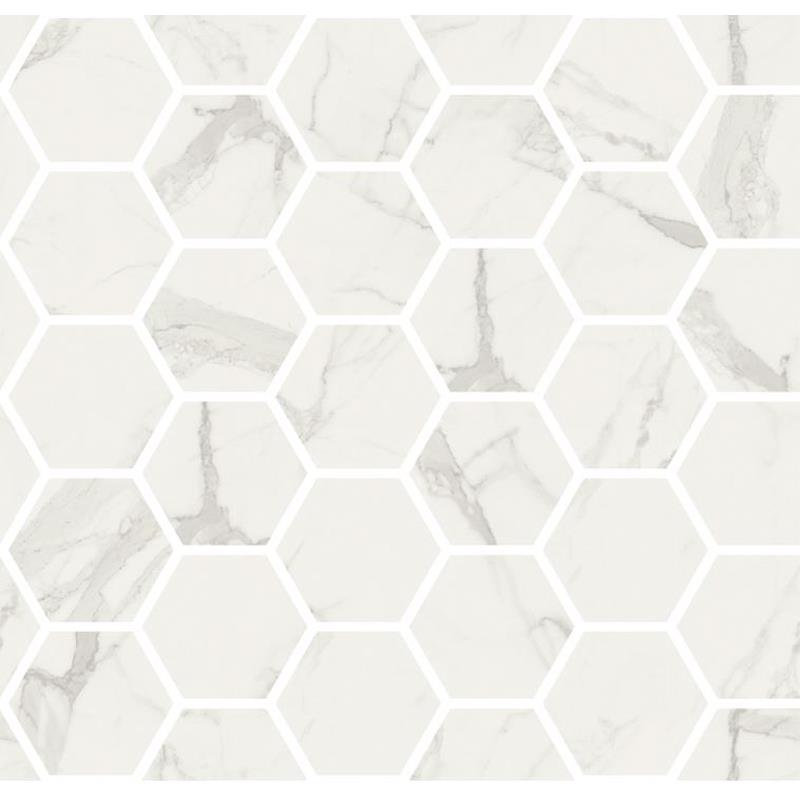 Marmorea Mosaico Esagoni Bianco Satatuario Effect levigato - Gres Porcellanato di Fioranese - Prezzo solo €111.70! Compra ora su CEGO CERAMICHE