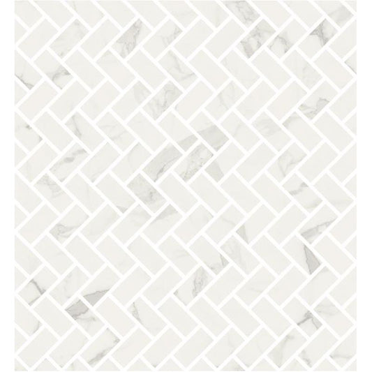 Marmorea Mosaico Lisca Bianco Satatuario Effect levigato - Gres Porcellanato di Fioranese - Prezzo solo €94.30! Compra ora su CEGO CERAMICHE