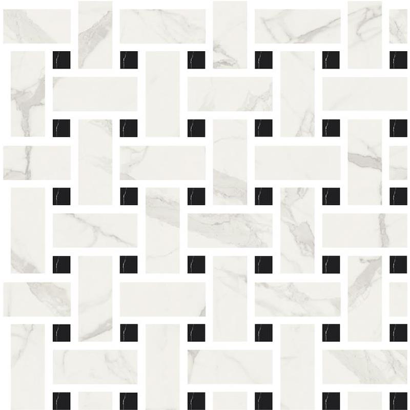 Marmorea Mosaico Intreccio Bianco Satatuario Effect levigato - Gres Porcellanato di Fioranese - Prezzo solo €90.90! Compra ora su CEGO CERAMICHE