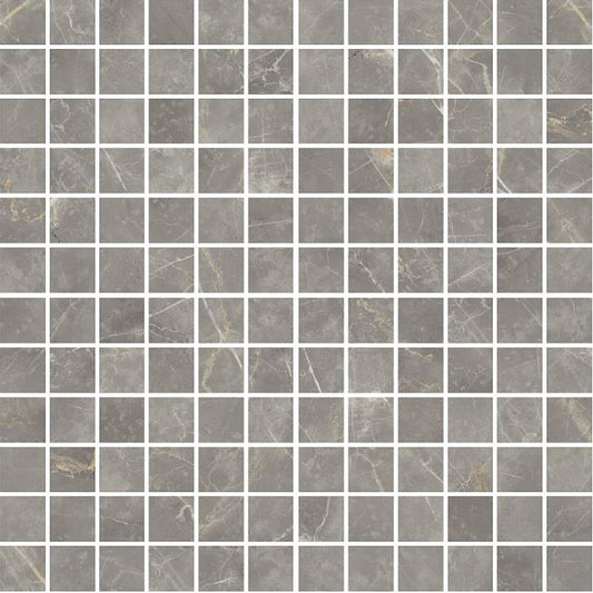 Marmorea Mosaico Grigio Imperiale Effect 2,5x2,5 levigato - Gres Porcellanato di Fioranese - Prezzo solo €166! Compra ora su CEGO CERAMICHE