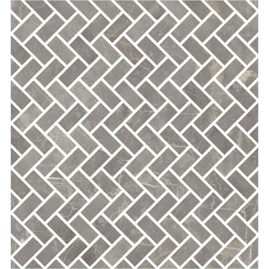 Marmorea Mosaico Lisca Grigio Imperiale Effect levigato - Gres Porcellanato di Fioranese - Prezzo solo €94.30! Compra ora su CEGO CERAMICHE