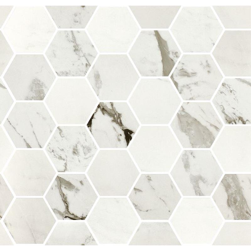 Marmorea 2 Mosaico Esagoni Breccia White effect 30x30 - Gres Porcellanato di Fioranese - Prezzo solo €111.70! Compra ora su CEGO CERAMICHE