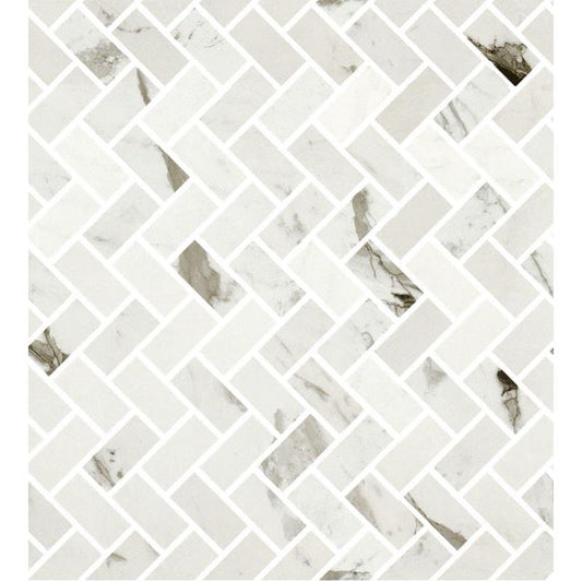 Marmorea 2 Mosaico Lisca Breccia White effect 30x30 - Gres Porcellanato di Fioranese - Prezzo solo €94.20! Compra ora su CEGO CERAMICHE