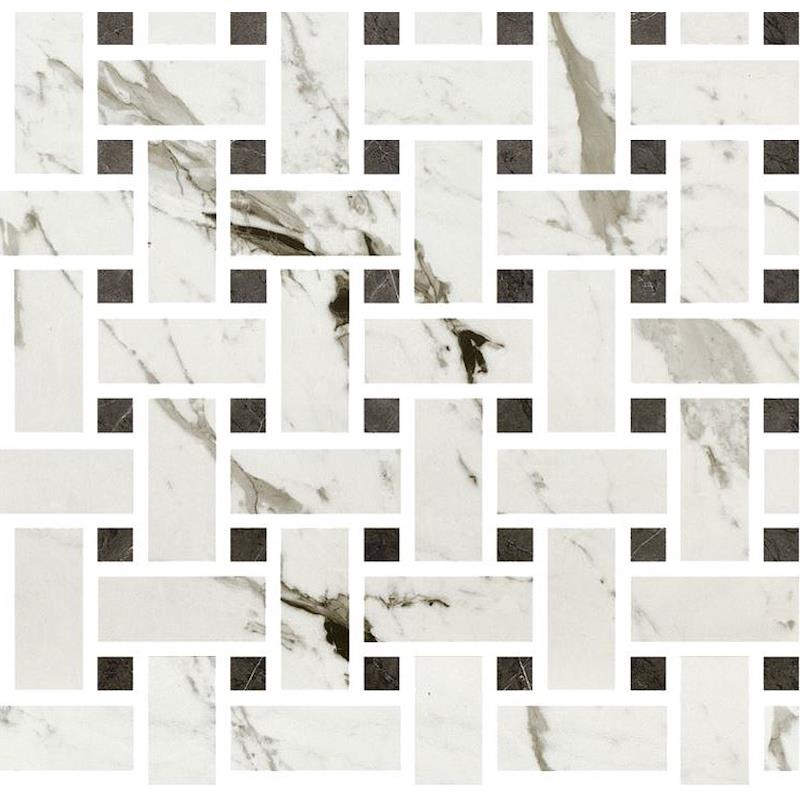 Marmorea 2 Mosaico Intreccio Breccia White effect 30x30 - Gres Porcellanato di Fioranese - Prezzo solo €90.90! Compra ora su CEGO CERAMICHE