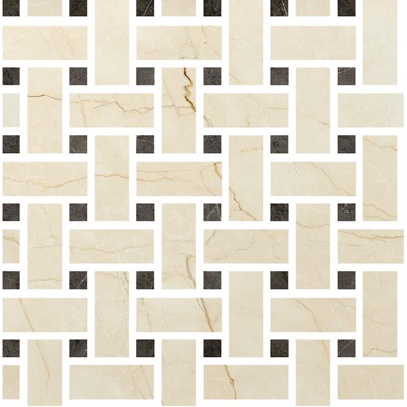 Marmorea 2 Mosaico Intreccio Crema Avorio effect 30x30 - Gres Porcellanato di Fioranese - Prezzo solo €90.90! Compra ora su CEGO CERAMICHE