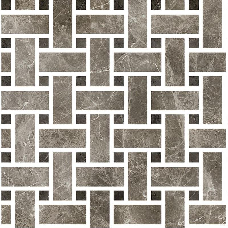 Marmorea 2 Mosaico Intreccio Jolie Grey effect 30x30 - Gres Porcellanato di Fioranese - Prezzo solo €90.90! Compra ora su CEGO CERAMICHE