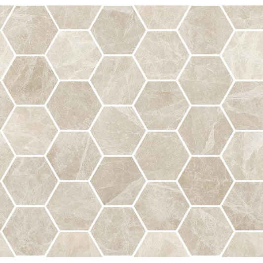 Marmorea 2 Mosaico Esagoni Oxford Greige effect 30x30 - Gres Porcellanato di Fioranese - Prezzo solo €111.70! Compra ora su CEGO CERAMICHE