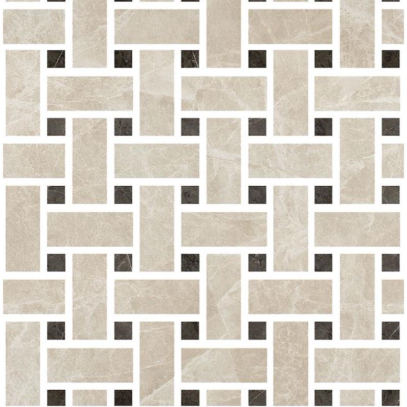 Marmorea 2 Mosaico Intreccio Oxford Greige effect 30x30 - Gres Porcellanato di Fioranese - Prezzo solo €90.90! Compra ora su CEGO CERAMICHE