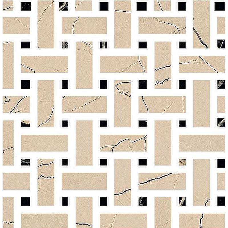 Sound of marbles Beige Antico Mosaico Weave levigato - Gres Porcellanato di Fioranese - Prezzo solo €90.90! Compra ora su CEGO CERAMICHE